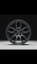 Wheel Powder Coating Deep Black